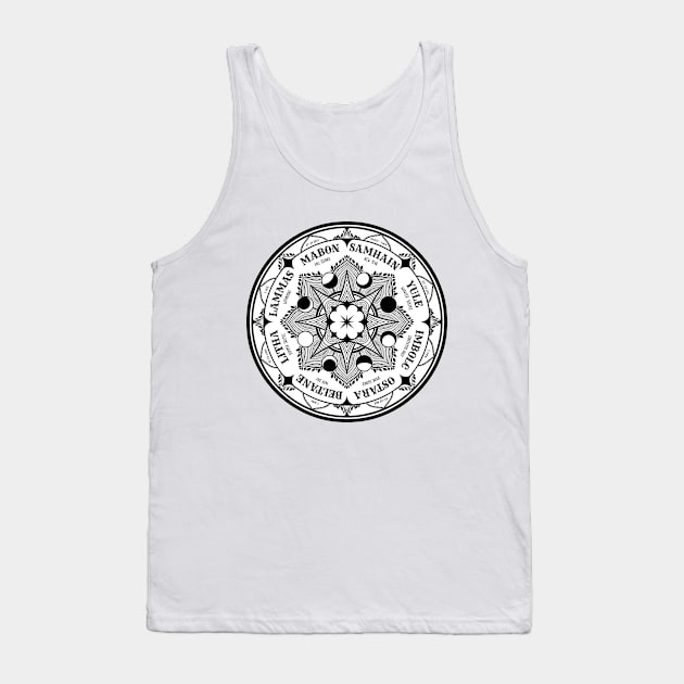 Wheel of the Year Tank Top by OccultOmaStore